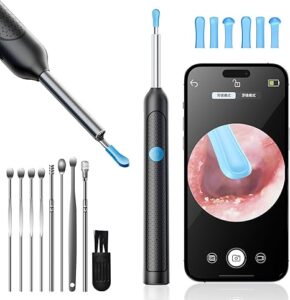 Read more about the article New Ear Cleaner Tool Endoscope Otoscope, Ear Wax Cleaner with 1080p FHD Camera Ear wax remover Tool with Wifi Connection & 6 LED Lights Multi