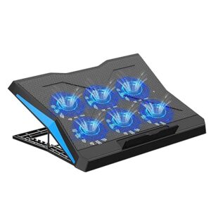 Read more about the article Dyazo Upgraded 6 Fan Laptop Cooling Pad | Laptop Stand with Fan | Laptop Raiser with Adjustable Height & Silent Fans | for All Laptop & Notebooks 10-15.6 inches, Black (Q 26)